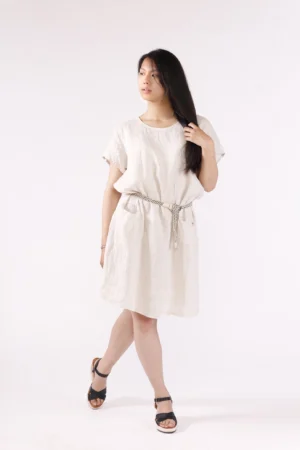 ABITO fresco a girocollo a manica corta con comodi taschini sul davanti ONEWORLD HYBRID