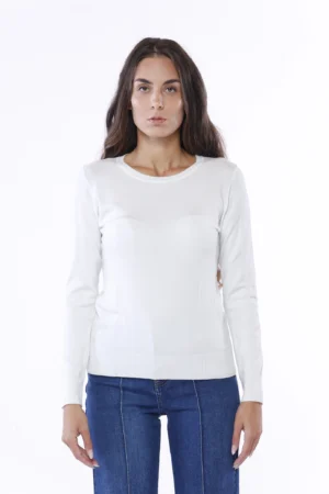 MAGLIA pullover a manica lunga con scollo a giro
