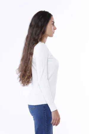 MAGLIA pullover a manica lunga con scollo a giro