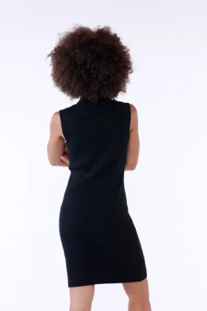 ABITO in maglia lungo smanicato a collo alto