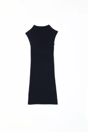 ABITO in maglia lungo smanicato a collo alto