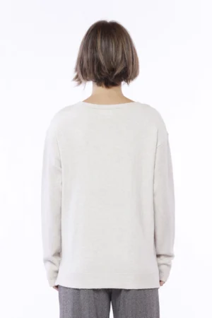MAGLIA pullover con orli a costine orizzontali e graziosi taschini sul davanti
