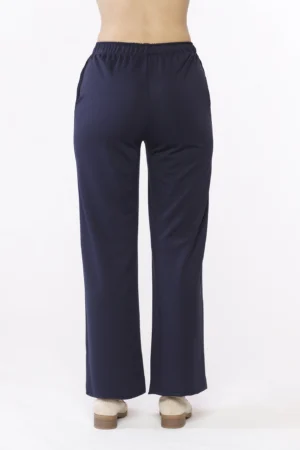 PANTALONE comodo wide leg con elastico di chiusura in vita