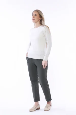 MAGLIA graziosa everyday laminata a girocollo