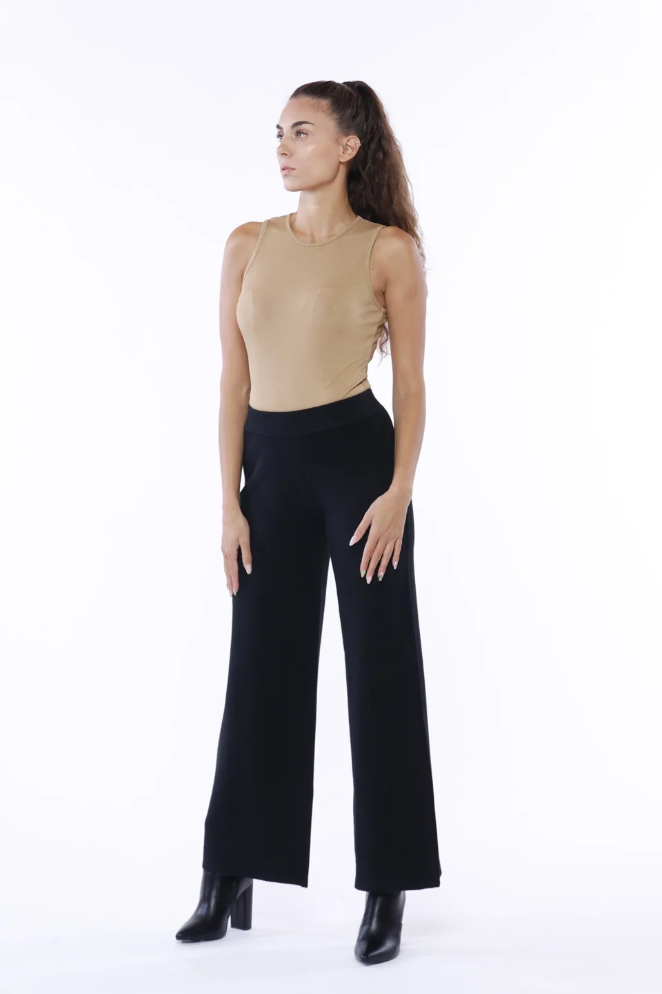 PANTALONE comodo a gamba larga con elastico di chiusura in vita ONEWORLD HYBRID