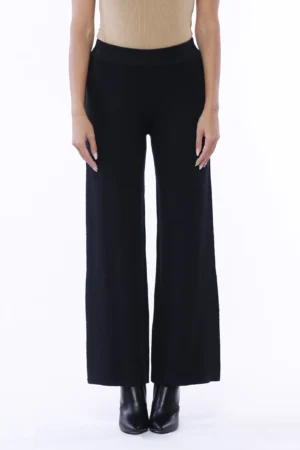 PANTALONE comodo a gamba larga con elastico di chiusura in vita