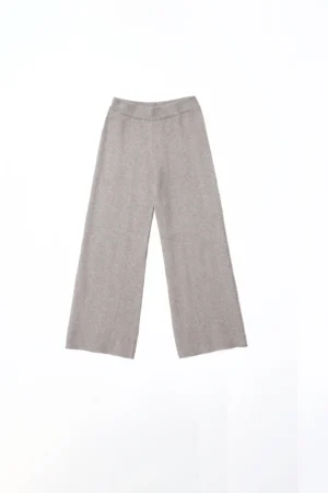 PANTALONE comodo a gamba larga con elastico di chiusura in vita