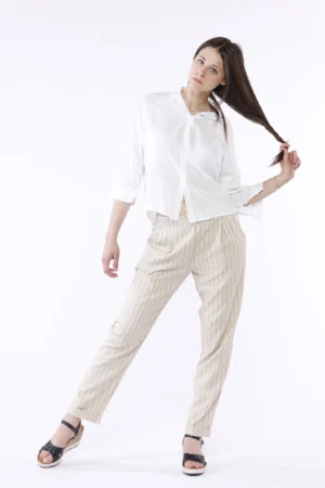 Camicia con maniche roll up