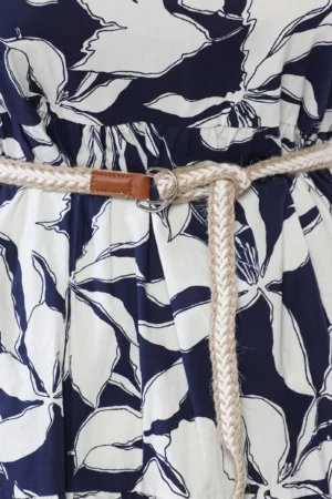 ABITO lungo con gonna stratificata e graziosa cintura