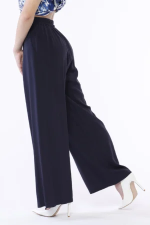 PANTALONE fresco e comodo a gamba larga con elastico di chiusura in vita