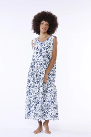 ABITO Maxi Smanicato e Fantasia a contrasto