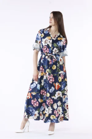 ABITO Chemisier Maxi con stampa floreale ONEWORLD HYBRID