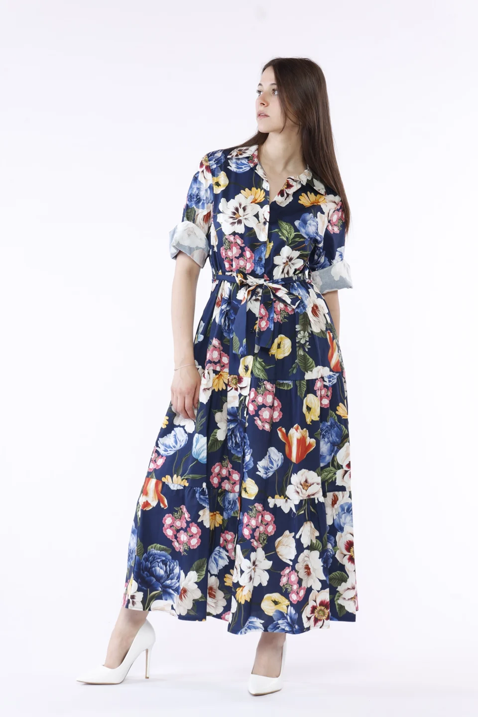 ABITO Chemisier Maxi con stampa floreale ONEWORLD HYBRID