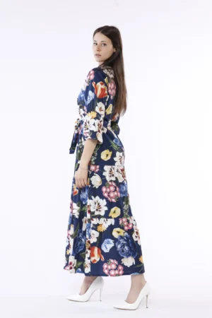 ABITO Chemisier Maxi con stampa floreale