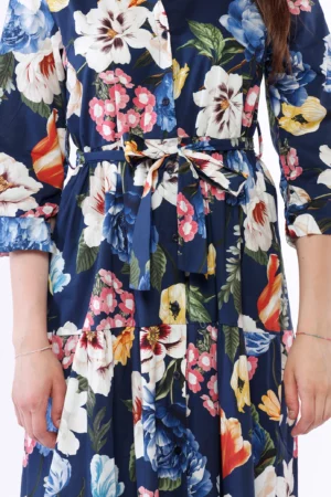 ABITO Chemisier Maxi con stampa floreale