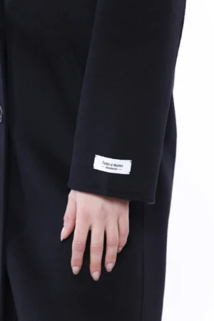 CAPPOTTO trench doppiopetto con tasche e collo reverse