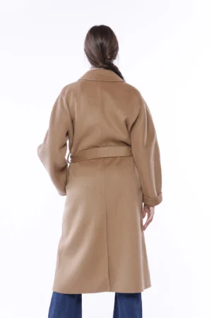 CAPPOTTO trench doppiopetto con cinturae tasche diagonali