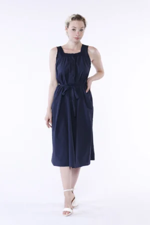 ABITO chemisier smanicato con inserti in pizzo