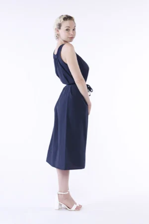 ABITO chemisier smanicato con inserti in pizzo