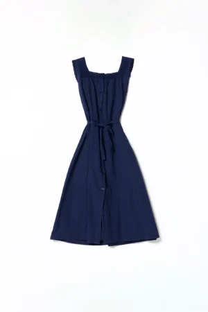 ABITO chemisier smanicato con inserti in pizzo