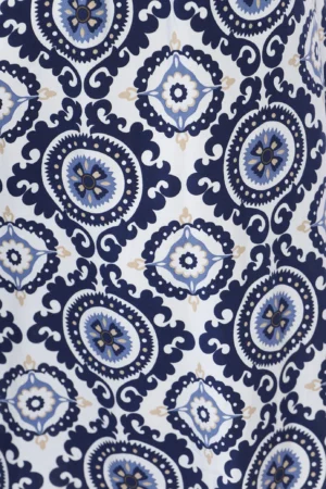 PANTALONE fresco wide leg con elastico di chiusura