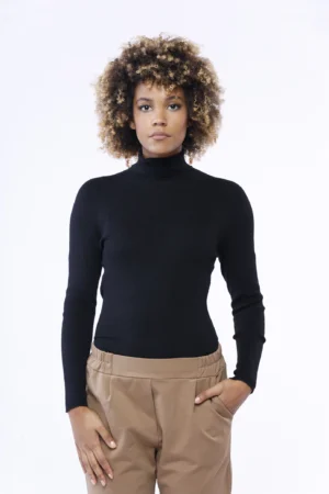 MAGLIA casual dolcevita a manica lunga