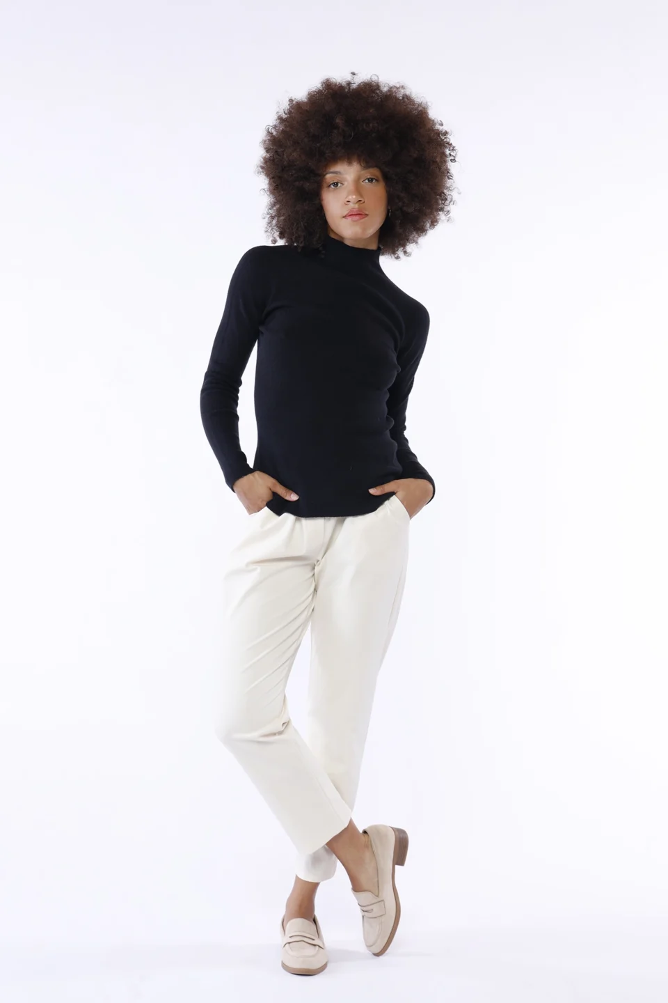 MAGLIA casual a collo alto a manica lunga ONEWORLD HYBRID