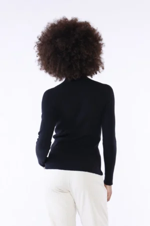 MAGLIA casual a collo alto a manica lunga