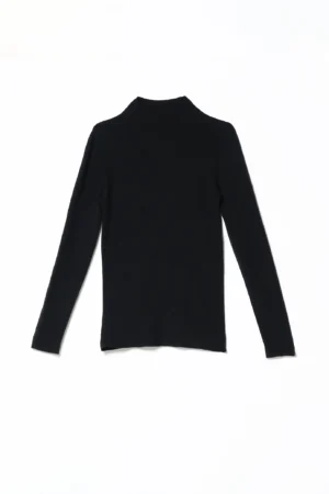 MAGLIA casual a collo alto a manica lunga