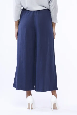 PANTALONE wide leg comodo con elastico di chiusura in vita