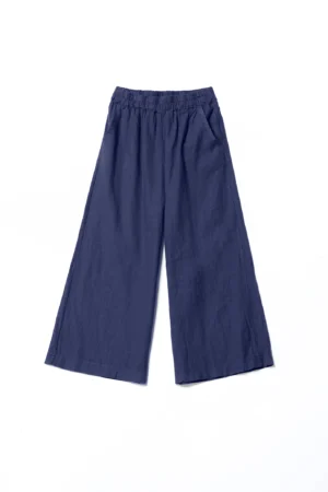 PANTALONE wide leg comodo con elastico di chiusura in vita