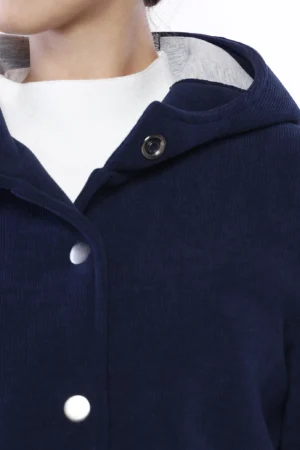 CAPPOTTO Softshell a coste con cappuccio