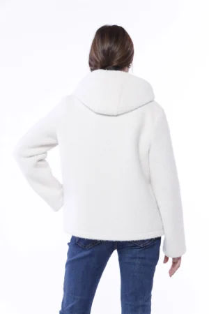 CAPPOTTO Softshell con cappuccio e bottoni