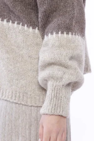 MAGLIA Cardigan oversize con punti ricamo