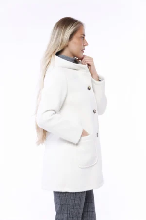 CAPPOTTO Softshell con cappuccio e tasche applicate