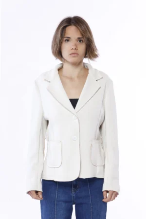 GIACCA corta sagomata monopetto con taschine sul davanti