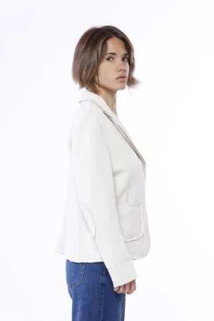 GIACCA corta sagomata monopetto con taschine sul davanti