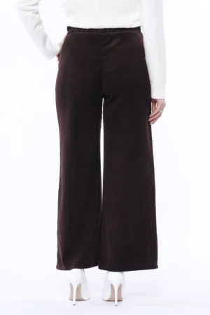 PANTALONE wide leg con comode tasche e chiusura a elastico