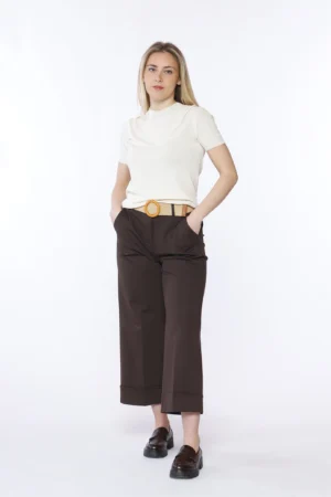 MAGLIA casual monocolore a manica corta e con orli a costine ONEWORLD HYBRID