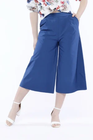 PANTALONE pantagonna pull-on con tasche all’americana e graziose pence sul davanti