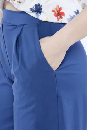 PANTALONE pantagonna pull-on con tasche all’americana e graziose pence sul davanti