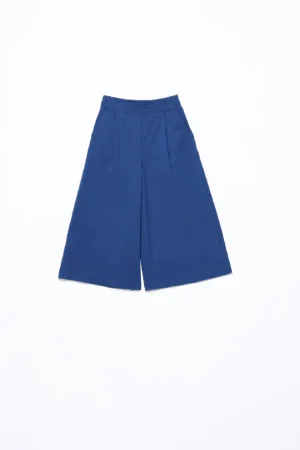 PANTALONE pantagonna pull-on con tasche all'americana e graziose pence sul davanti