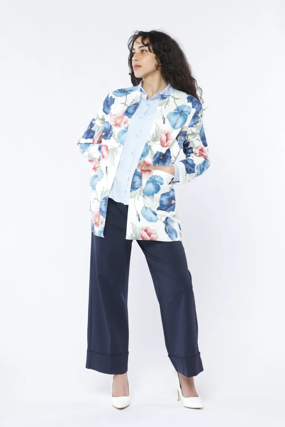 GIACCA  a maniche lunghe con stampa floreale ONEWORLD HYBRID