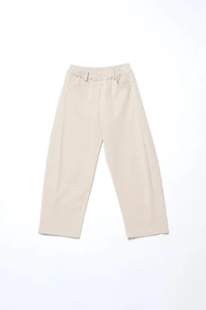 PANTALONE con tasche e cinturino elasticizzato con passanti