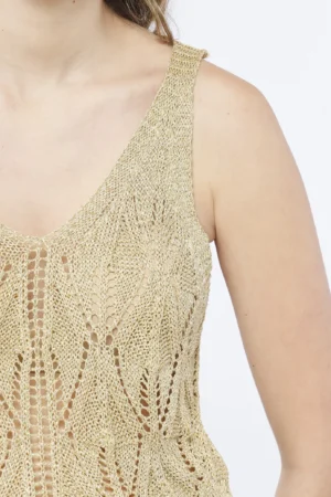 MAGLIA a bratelle lavorata a tricot