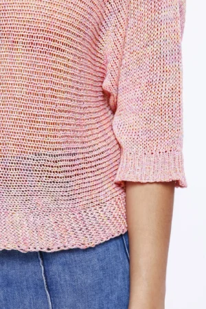 MAGLIA Con scollo a barca lavorata a tricot