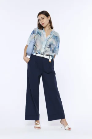 PANTALONE fresco e comodo con elastico di chiusura in vita e orli alti alla caviglia ONEWORLD HYBRID