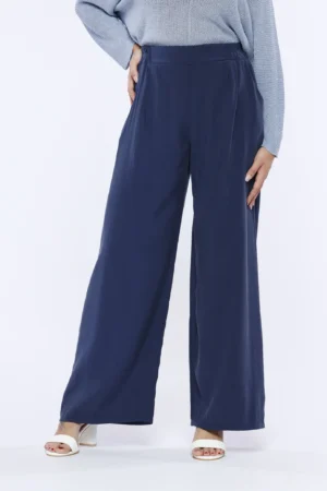 PANTALONE fresco e comodo pull on a zampa larga con tasche laterali