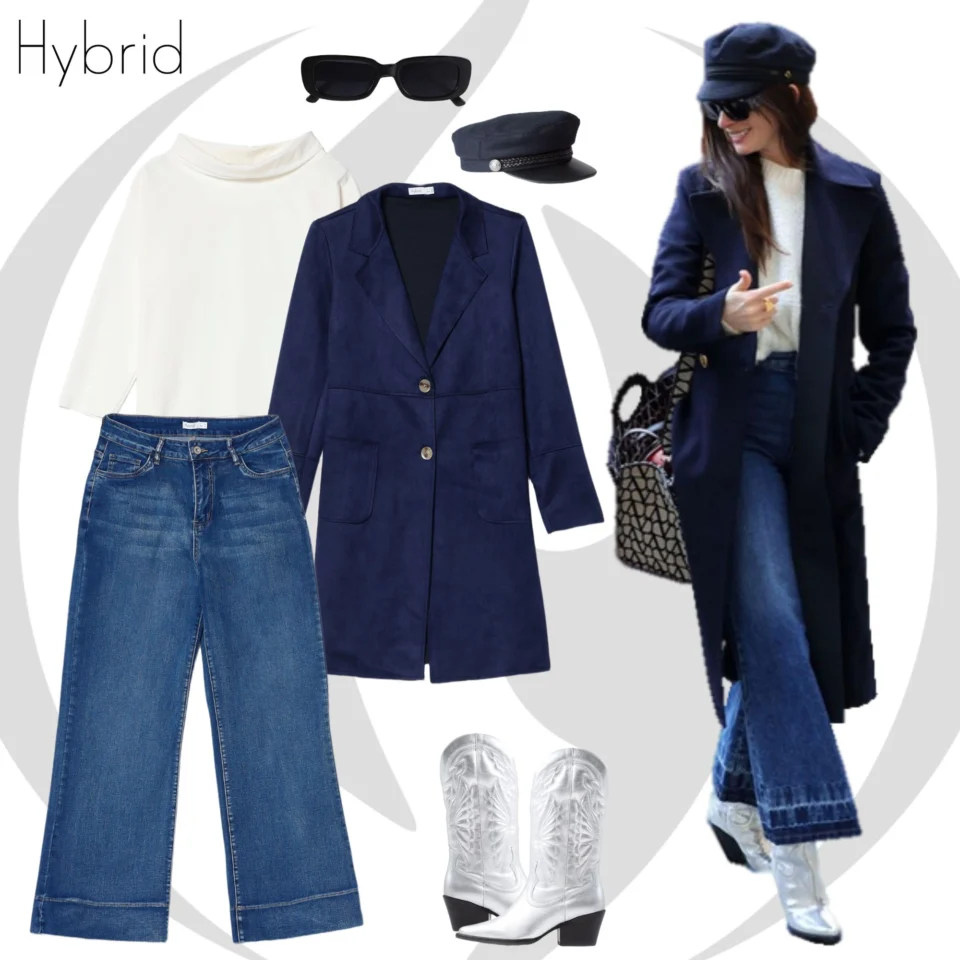 outfit Hybrid per blog con Anne Hathaway